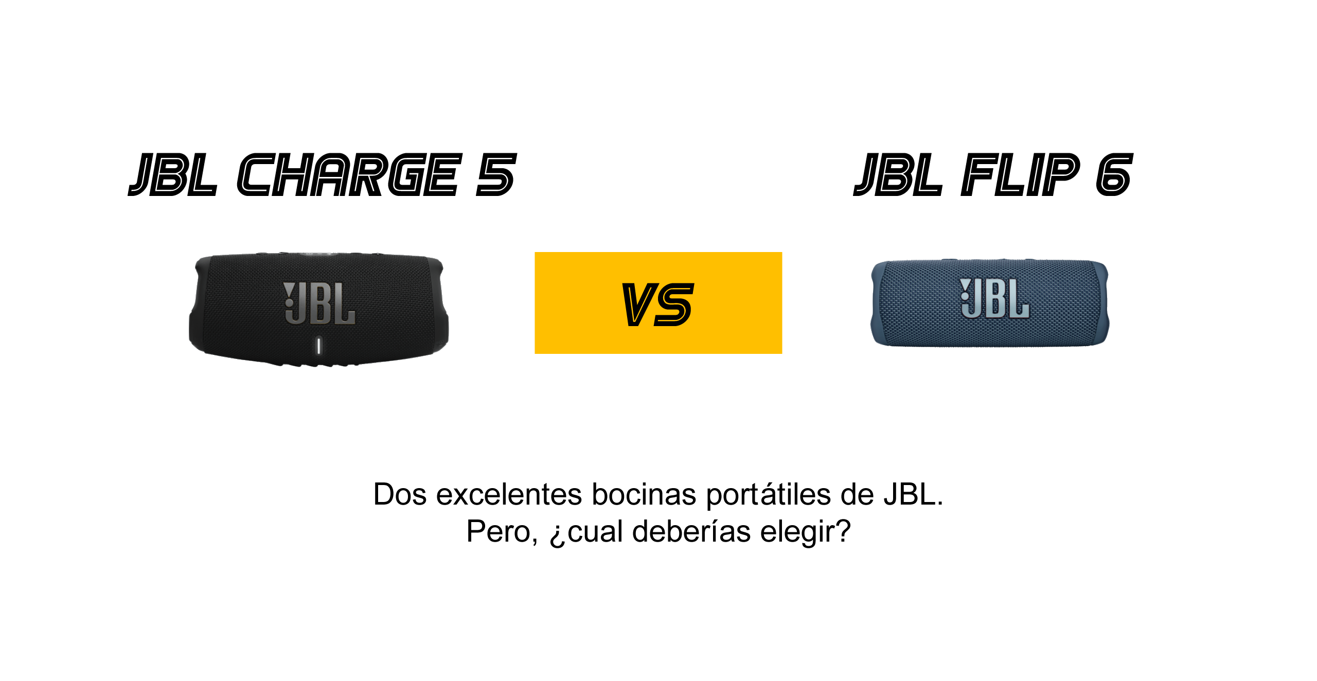 JBL Charge 5 vs JBL Flip 6