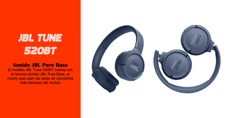 Imagen de auriculares JBL Tune 520BT